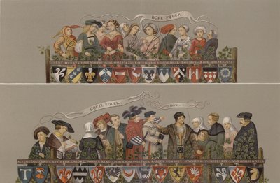 The Dance of the Noble Men and Women of Augsburg in 1520 by German School